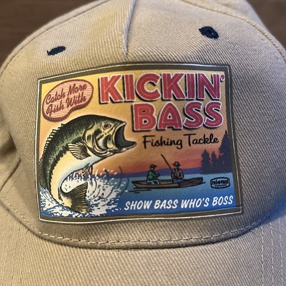 Kickin’ Bass Fishing Tackle Hat - Picture 2 of 5